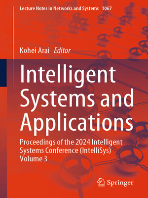 cover image of Intelligent Systems and Applications